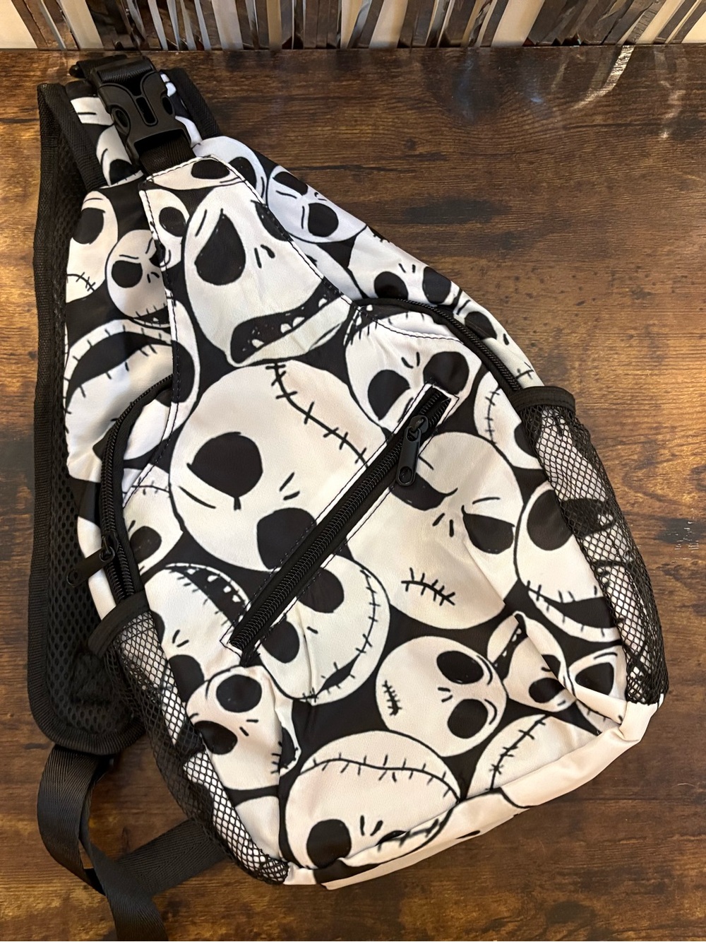 NBC Jack Black & White Sling Bag